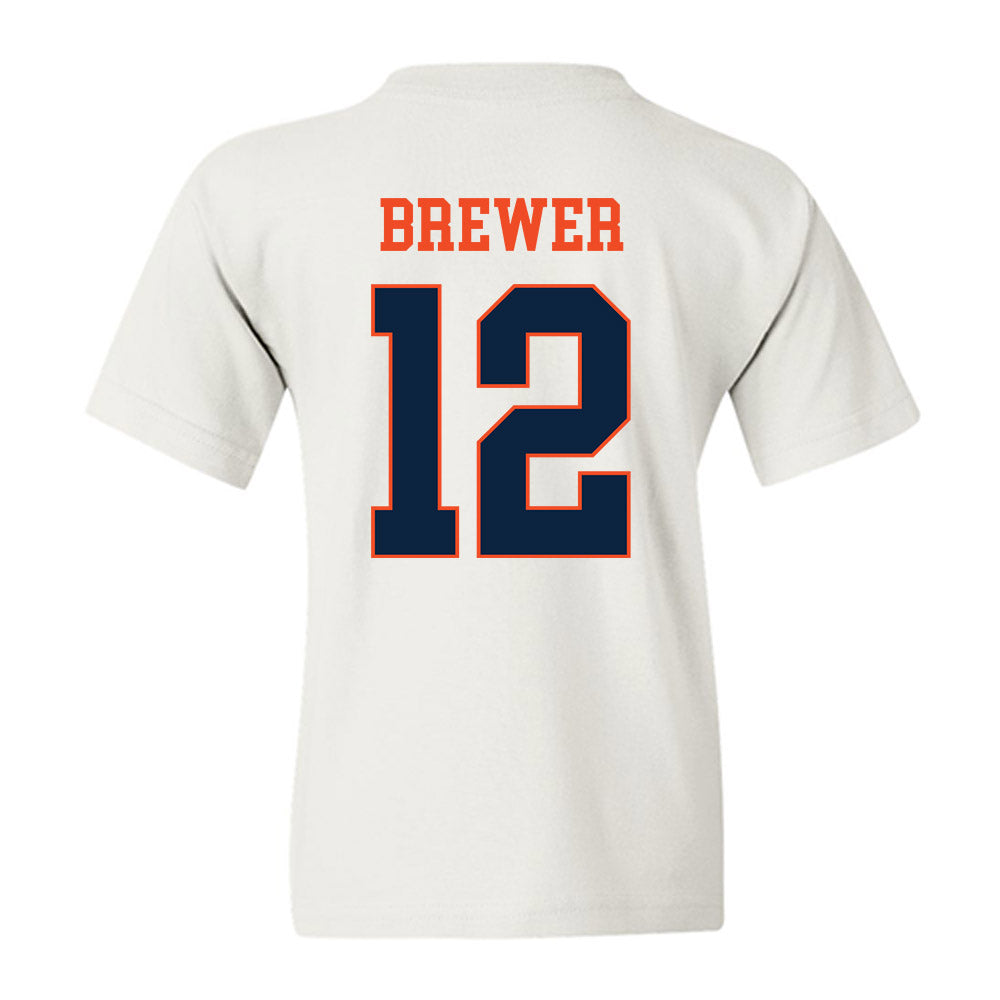 Auburn - NCAA Baseball : Garrett Brewer - Generic Shersey Youth T-Shirt-1