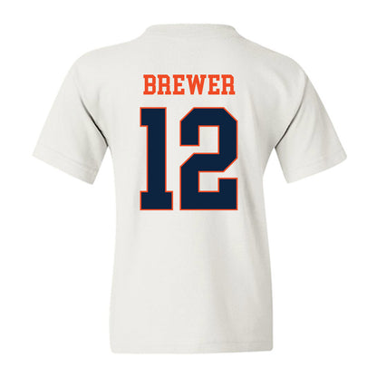 Auburn - NCAA Baseball : Garrett Brewer - Generic Shersey Youth T-Shirt-1