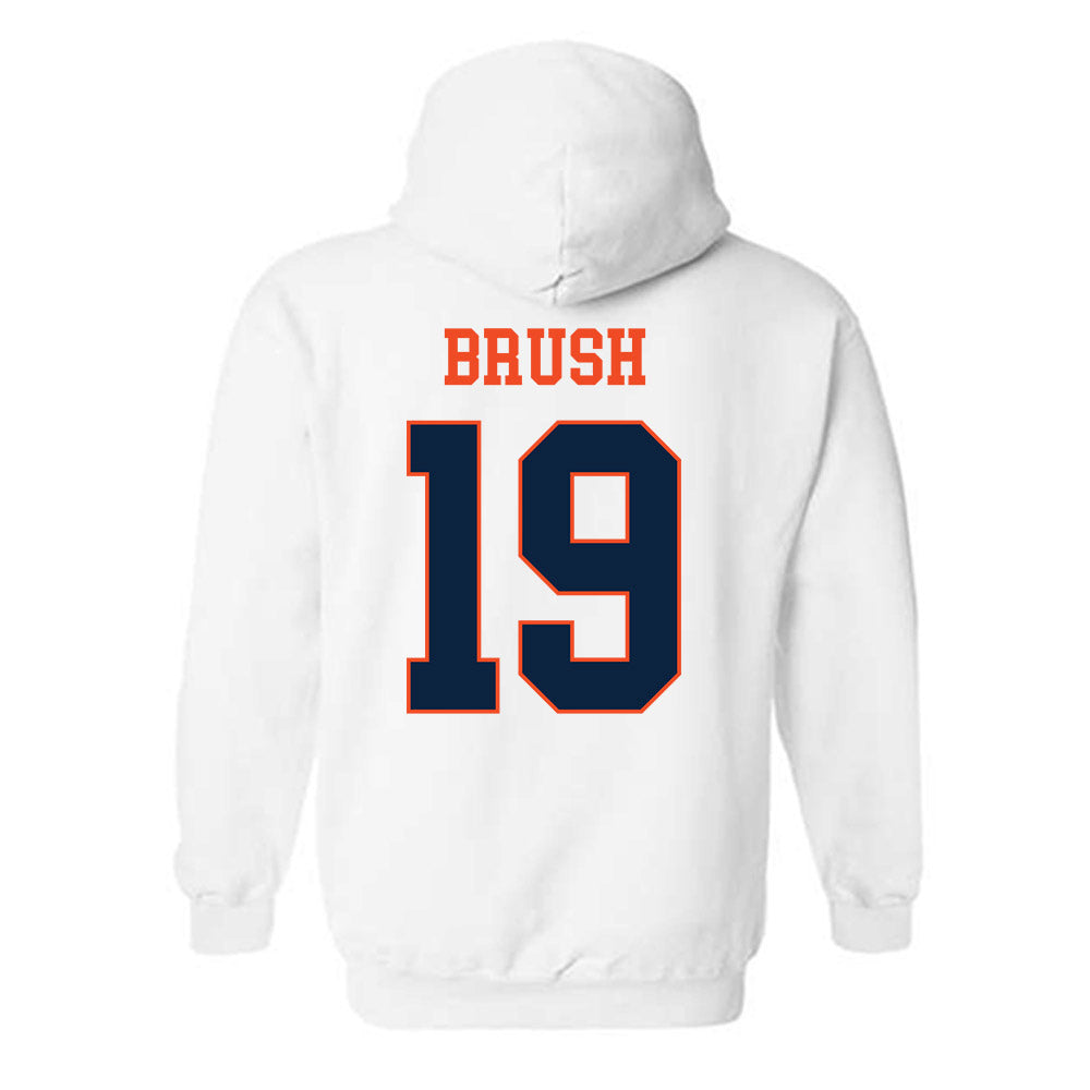 Auburn - NCAA Football : Rhys Brush - Generic Shersey Hooded Sweatshirt-1