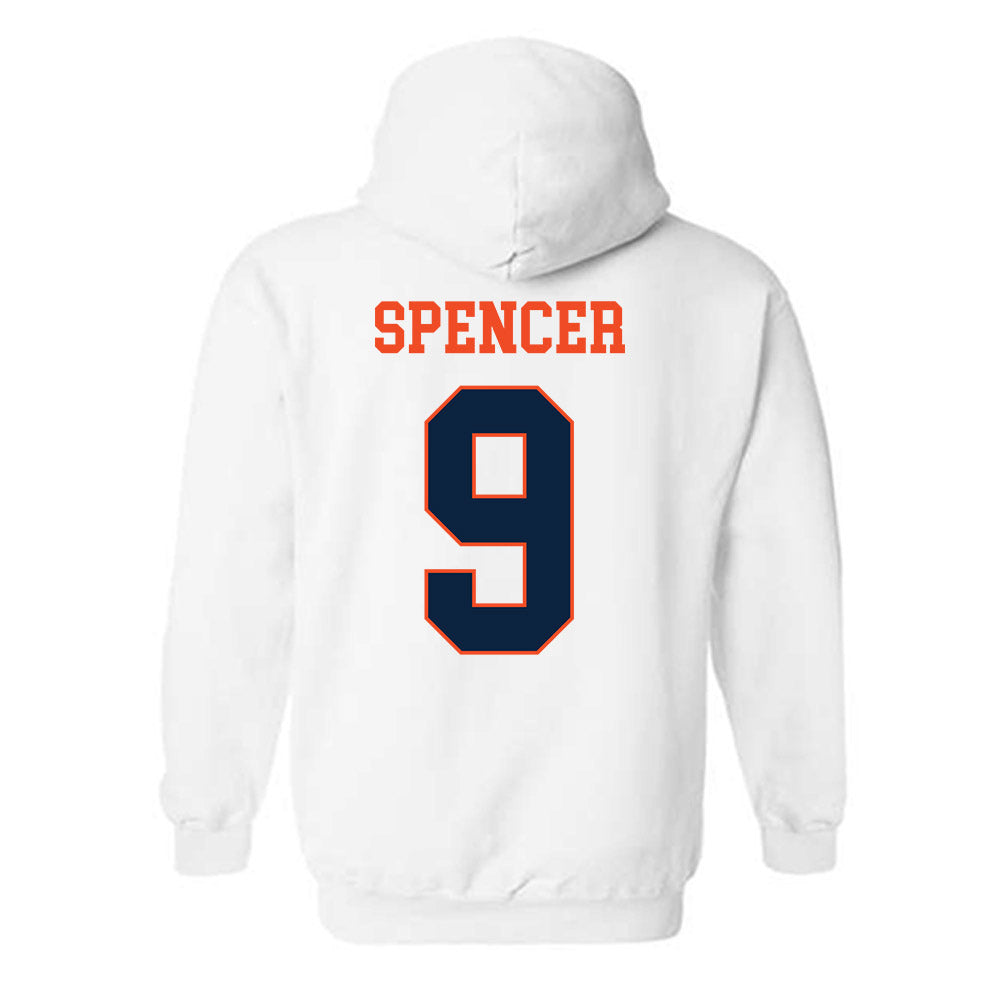 Auburn - NCAA Football : Deshawn Spencer - Generic Shersey Hooded Sweatshirt-1