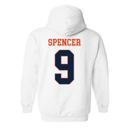 Auburn - NCAA Football : Deshawn Spencer - Generic Shersey Hooded Sweatshirt-1