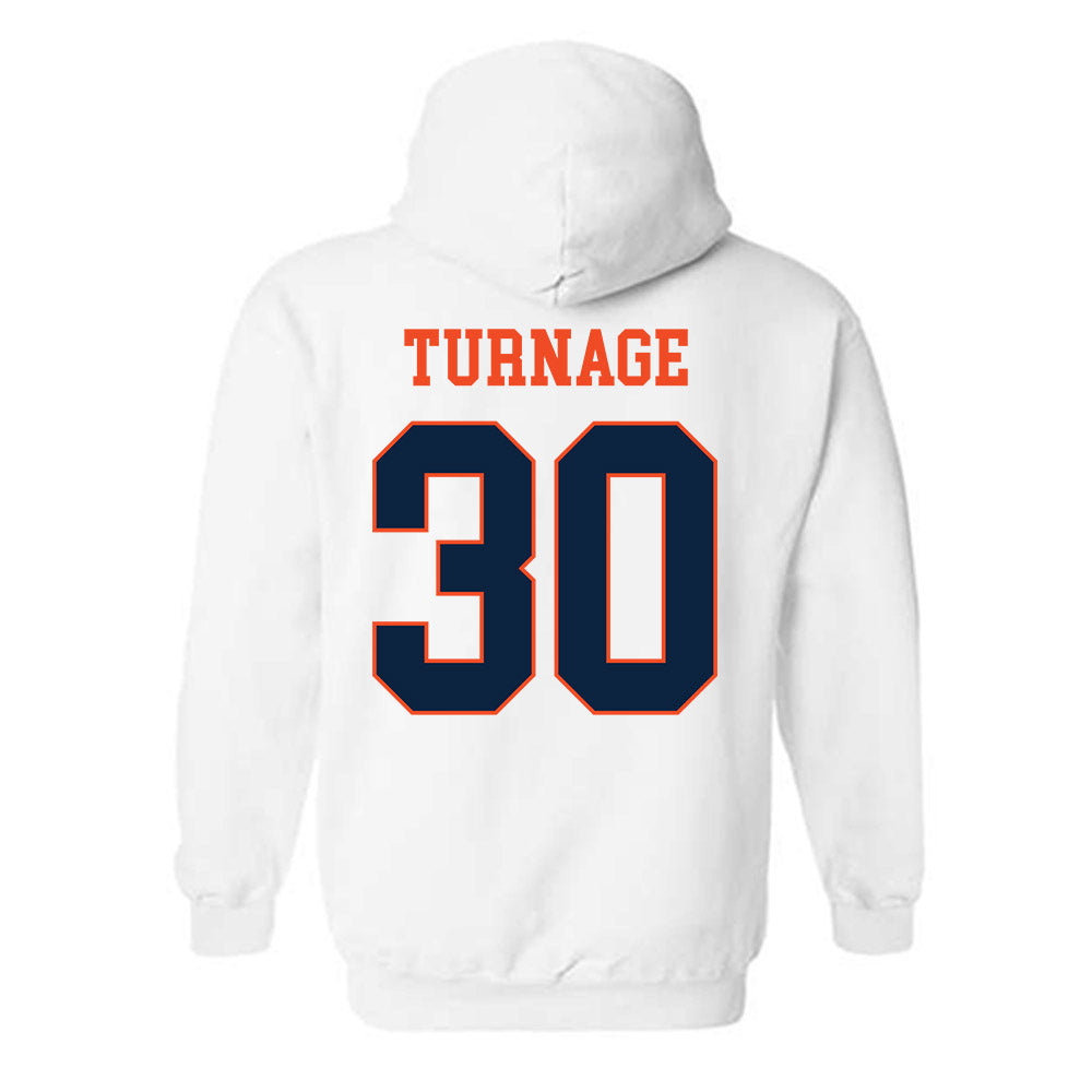 Auburn - NCAA Women's Soccer : Tahirah Turnage - Generic Shersey Hooded Sweatshirt-1