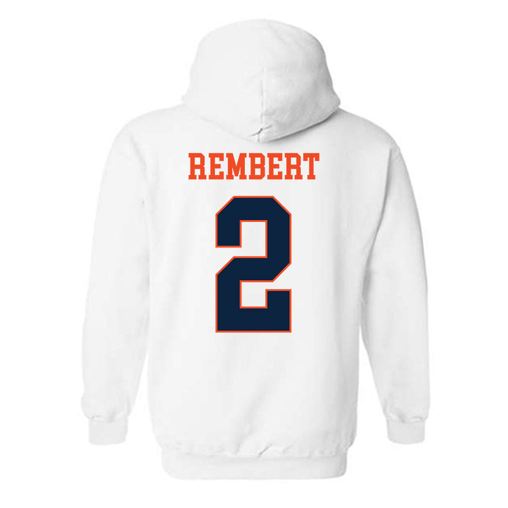 Auburn - NCAA Baseball : Chris Rembert - Generic Shersey Hooded Sweatshirt-1