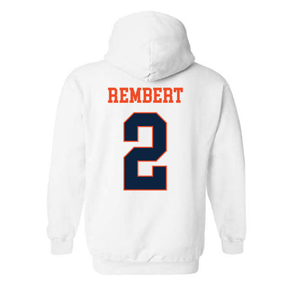 Auburn - NCAA Baseball : Chris Rembert - Generic Shersey Hooded Sweatshirt-1