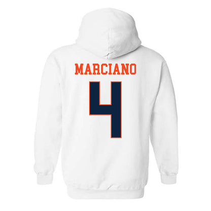 Auburn - NCAA Baseball : Jake Marciano - Generic Shersey Hooded Sweatshirt-1