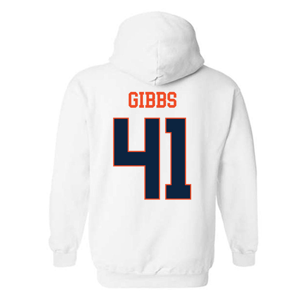 Auburn - NCAA Football : Connor Gibbs - Generic Shersey Hooded Sweatshirt-1