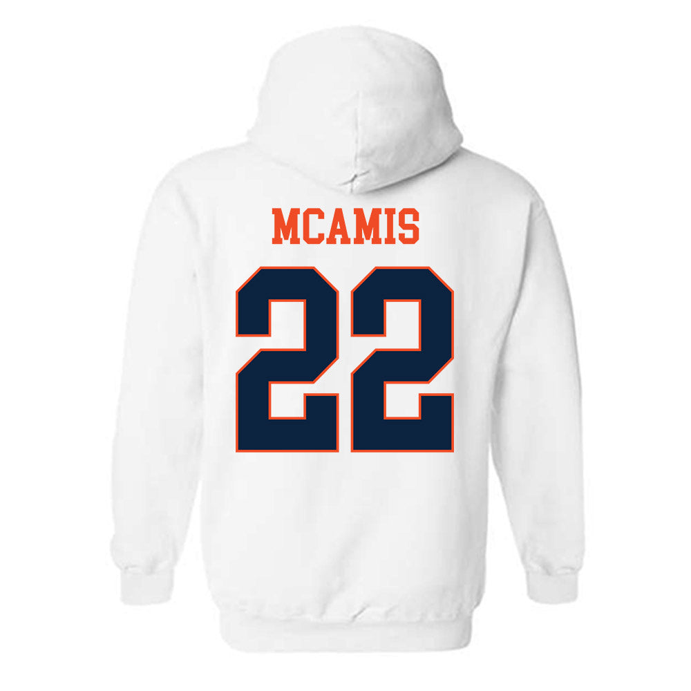 Auburn - NCAA Women's Volleyball : Macy McAmis - Generic Shersey Hooded Sweatshirt-1