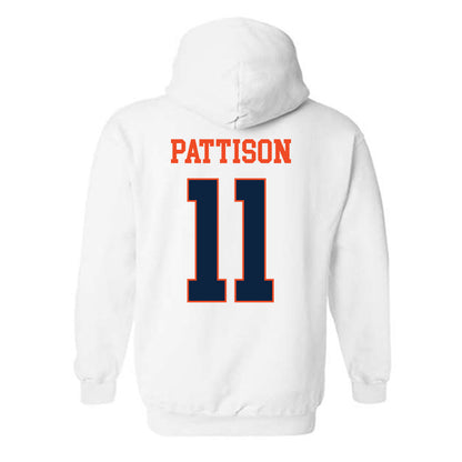 Auburn - NCAA Women's Soccer : Eva Pattison - Generic Shersey Hooded Sweatshirt-1