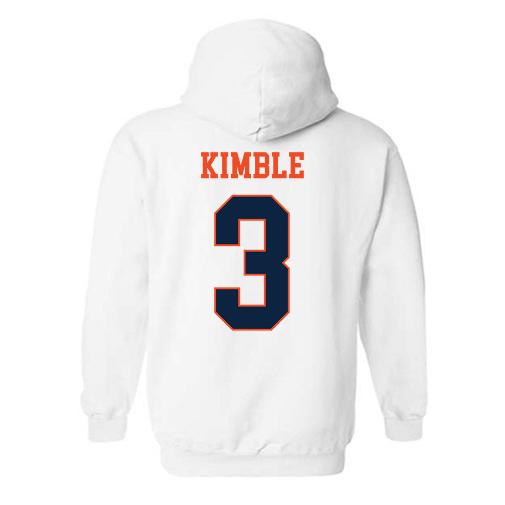 Auburn - NCAA Men's Basketball : George Kimble - Generic Shersey Hooded Sweatshirt-1