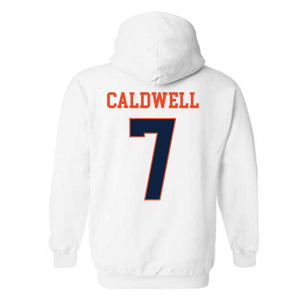 Auburn - NCAA Women's Soccer : Ava Caldwell - Generic Shersey Hooded Sweatshirt-1