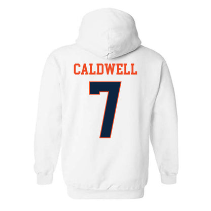Auburn - NCAA Women's Soccer : Ava Caldwell - Generic Shersey Hooded Sweatshirt-1