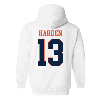 Auburn - NCAA Baseball : Ethan Harden - Generic Shersey Hooded Sweatshirt-1