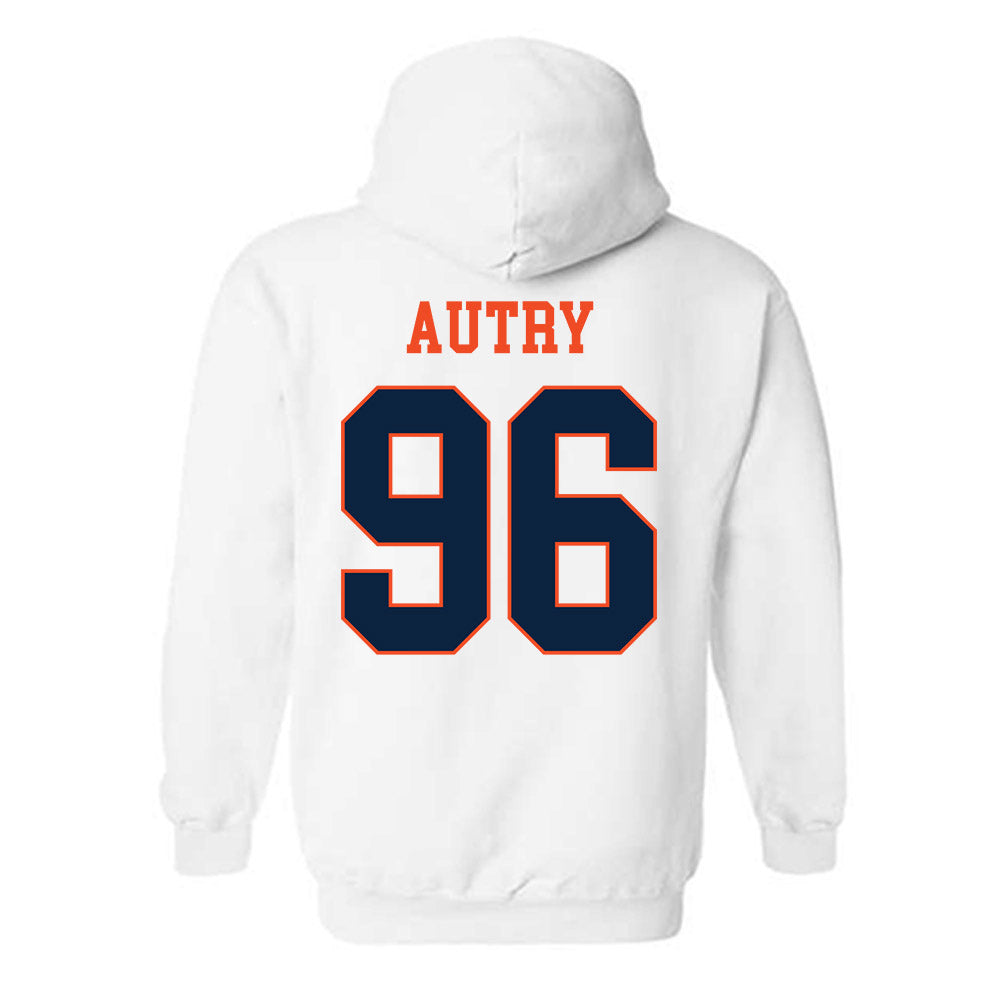 Auburn - NCAA Football : Malik Autry - Generic Shersey Hooded Sweatshirt-1