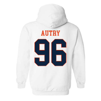 Auburn - NCAA Football : Malik Autry - Generic Shersey Hooded Sweatshirt-1