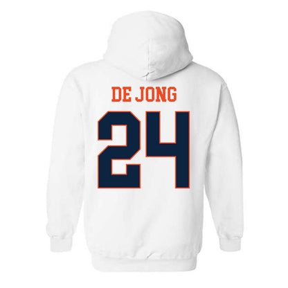 Auburn - NCAA Baseball : Justice de Jong - Generic Shersey Hooded Sweatshirt-1