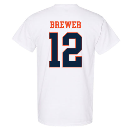Auburn - NCAA Baseball : Garrett Brewer - Generic Shersey T-Shirt-1