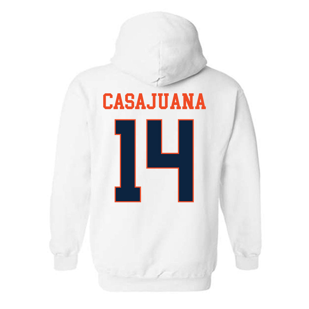 Auburn - NCAA Women's Soccer : Clara Casajuana - Generic Shersey Hooded Sweatshirt-1