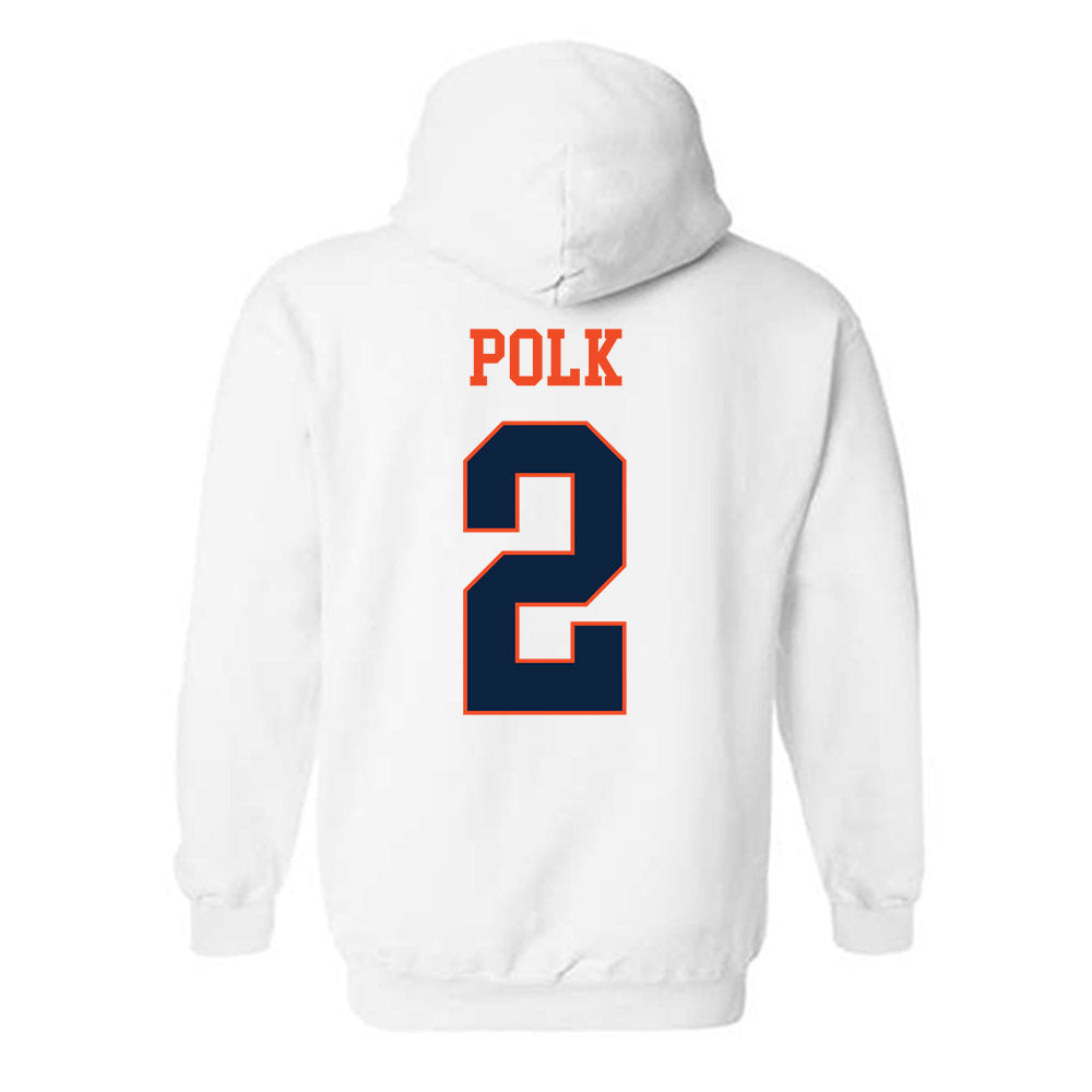 Auburn - NCAA Women's Soccer : Torrey Polk - Generic Shersey Hooded Sweatshirt-1