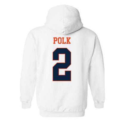 Auburn - NCAA Women's Soccer : Torrey Polk - Generic Shersey Hooded Sweatshirt-1
