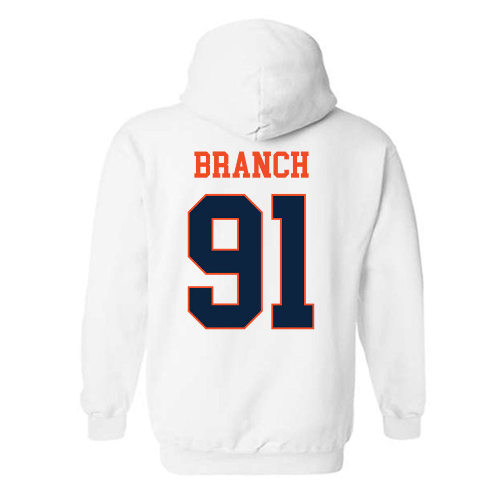 Auburn - NCAA Football : Tavian Branch - Generic Shersey Hooded Sweatshirt-1