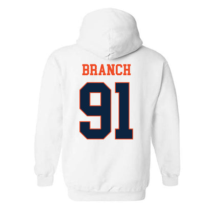 Auburn - NCAA Football : Tavian Branch - Generic Shersey Hooded Sweatshirt-1