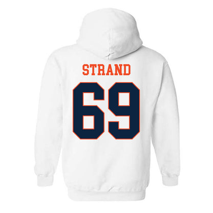 Auburn - NCAA Football : Jacob Strand - Generic Shersey Hooded Sweatshirt-1