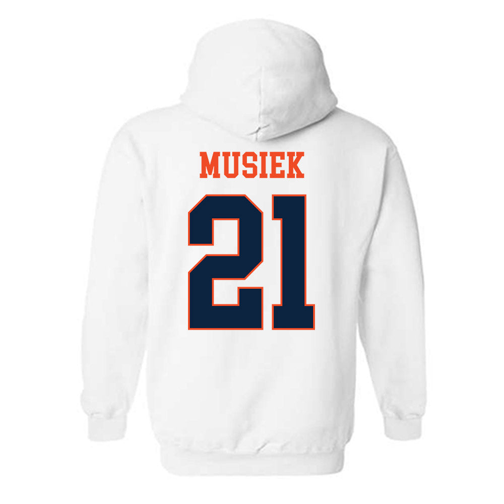 Auburn - NCAA Women's Soccer : Emma Musiek - Generic Shersey Hooded Sweatshirt-1