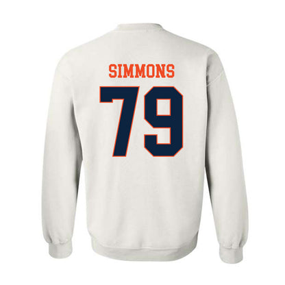 Auburn - NCAA Football : Jo Simmons - Generic Shersey Crewneck Sweatshirt-1