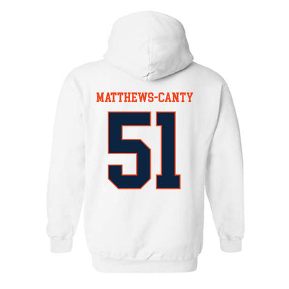 Auburn - NCAA Football : Michael Matthews-Canty - Generic Shersey Hooded Sweatshirt-1