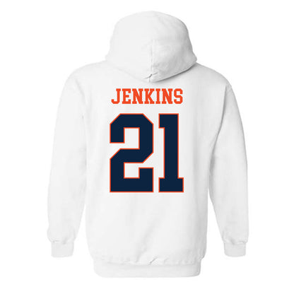 Auburn - NCAA Football : Gavin Jenkins - Generic Shersey Hooded Sweatshirt-1