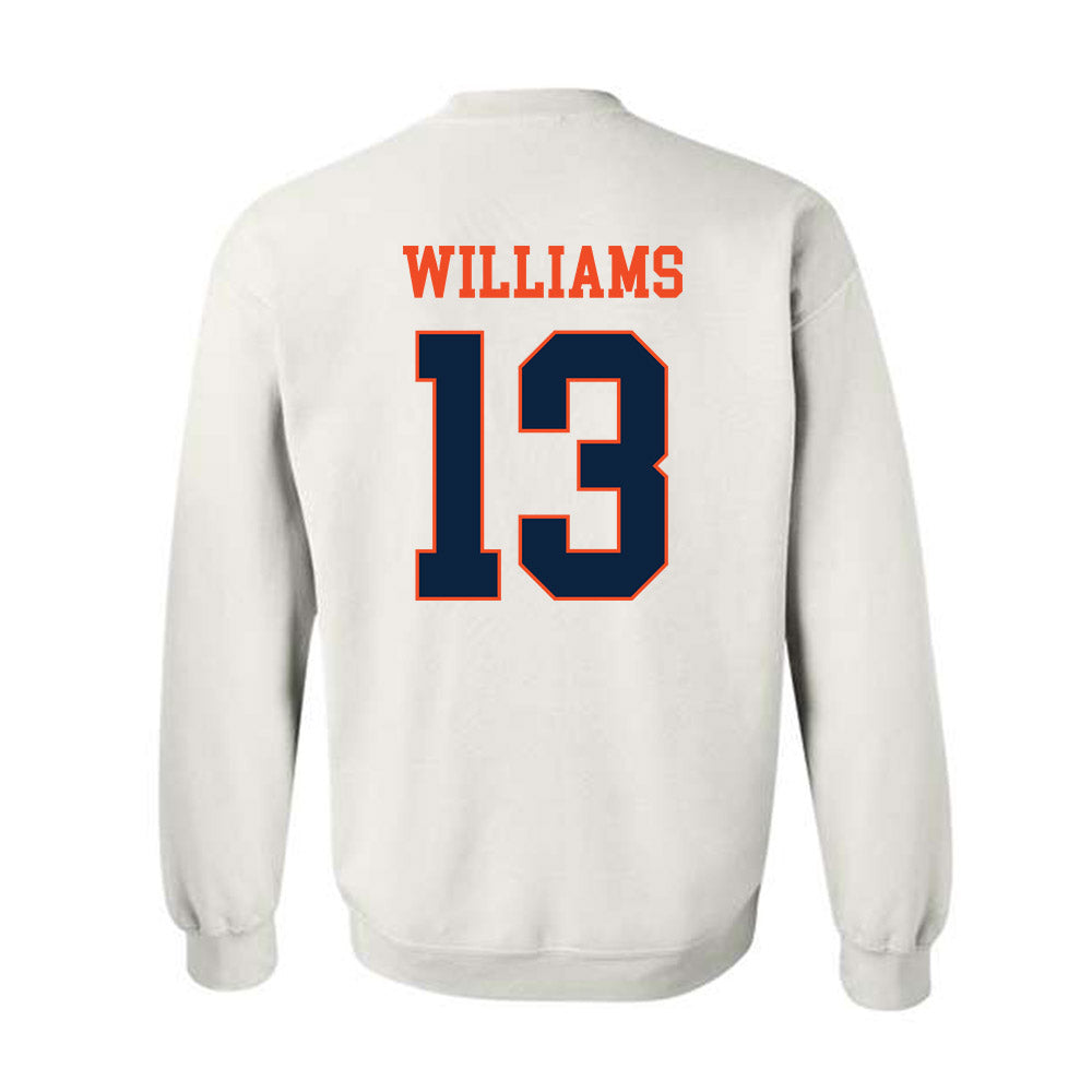 Auburn - NCAA Men's Basketball : Corey Williams - Generic Shersey Crewneck Sweatshirt-1
