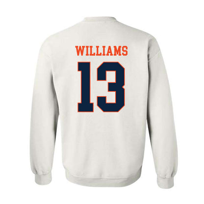 Auburn - NCAA Men's Basketball : Corey Williams - Generic Shersey Crewneck Sweatshirt-1
