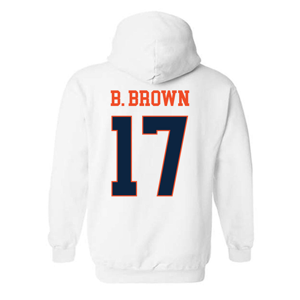 Auburn - NCAA Football : Byrum Brown - Generic Shersey Hooded Sweatshirt-1