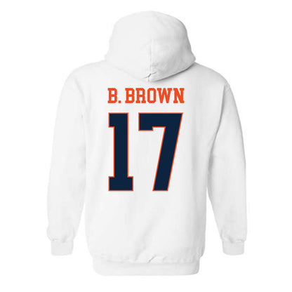 Auburn - NCAA Football : Byrum Brown - Generic Shersey Hooded Sweatshirt-1