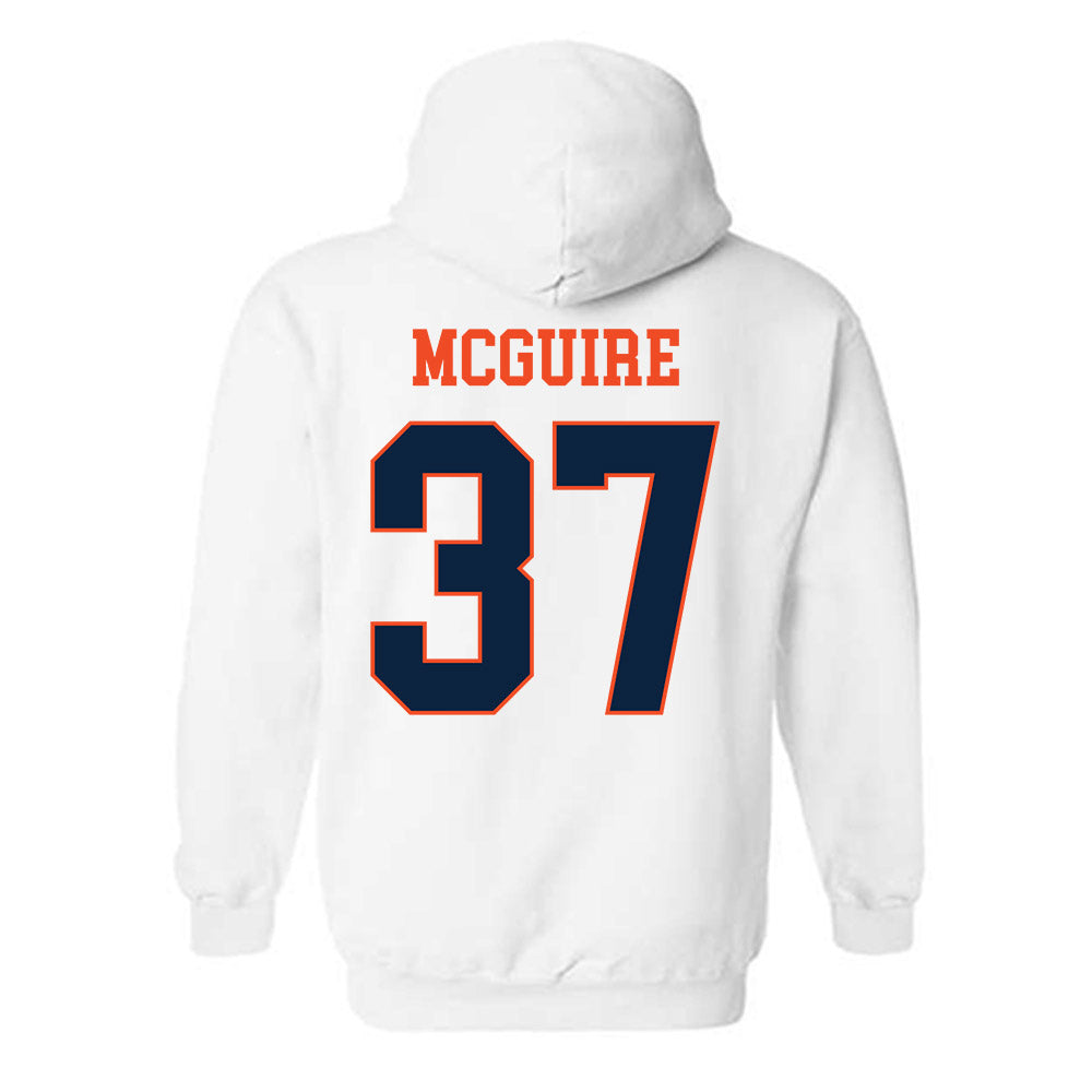 Auburn - NCAA Football : John McGuire - Generic Shersey Hooded Sweatshirt-1