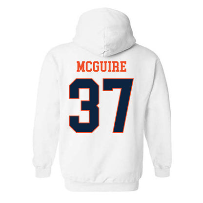 Auburn - NCAA Football : John McGuire - Generic Shersey Hooded Sweatshirt-1