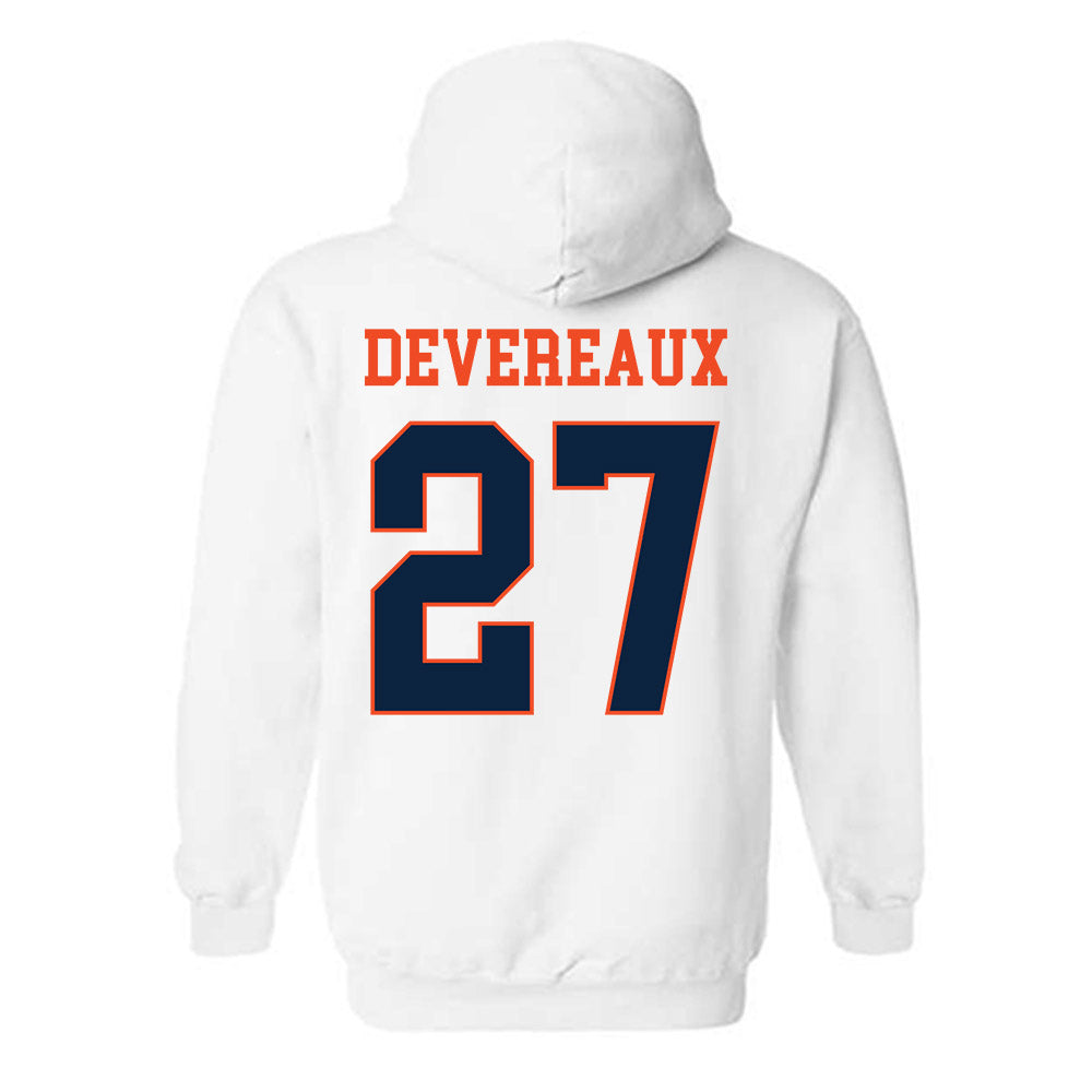 Auburn - NCAA Women's Soccer : Lileah Devereaux - Generic Shersey Hooded Sweatshirt-1