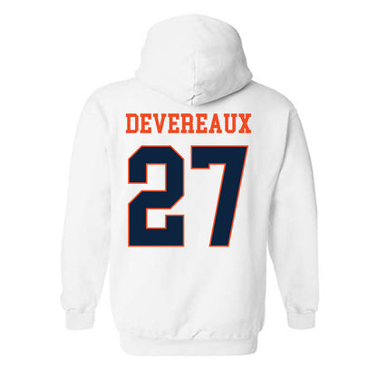 Auburn - NCAA Women's Soccer : Lileah Devereaux - Generic Shersey Hooded Sweatshirt-1