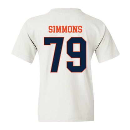 Auburn - NCAA Football : Jo Simmons - Generic Shersey Youth T-Shirt-1