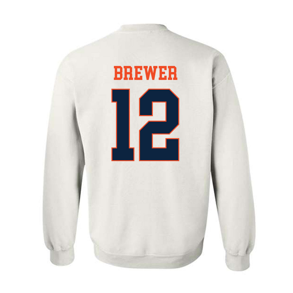 Auburn - NCAA Baseball : Garrett Brewer - Generic Shersey Crewneck Sweatshirt-1