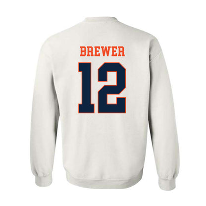 Auburn - NCAA Baseball : Garrett Brewer - Generic Shersey Crewneck Sweatshirt-1