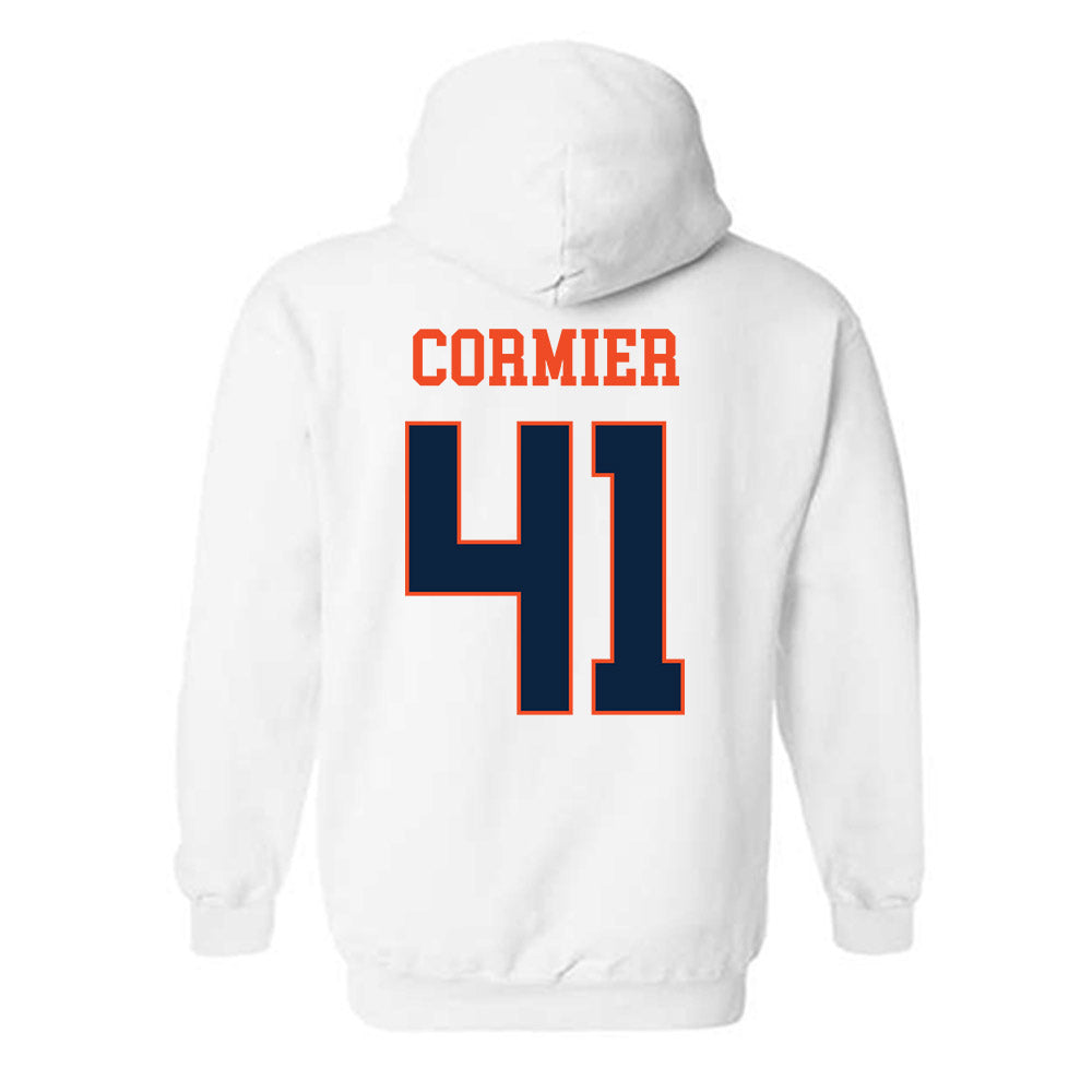 Auburn - NCAA Baseball : LJ Cormier - Generic Shersey Hooded Sweatshirt-1
