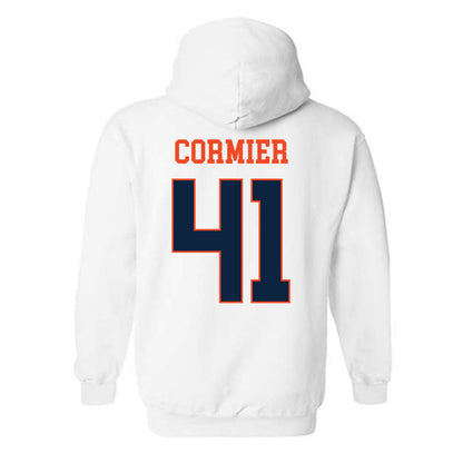Auburn - NCAA Baseball : LJ Cormier - Generic Shersey Hooded Sweatshirt-1