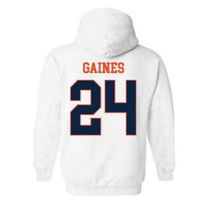 Auburn - NCAA Women's Soccer : Aurora Gaines - Generic Shersey Hooded Sweatshirt-1