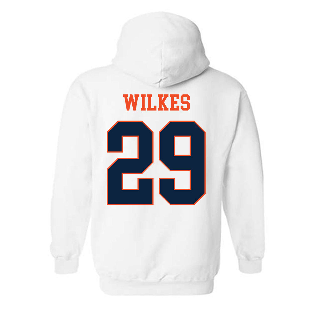 Auburn - NCAA Football : Jaquez Wilkes - Generic Shersey Hooded Sweatshirt-1