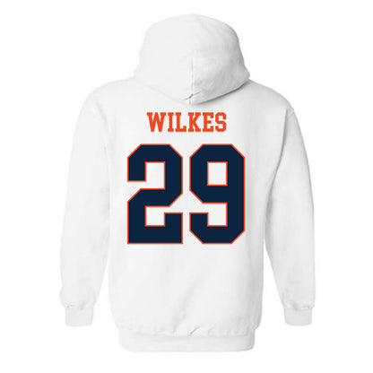 Auburn - NCAA Football : Jaquez Wilkes - Generic Shersey Hooded Sweatshirt-1