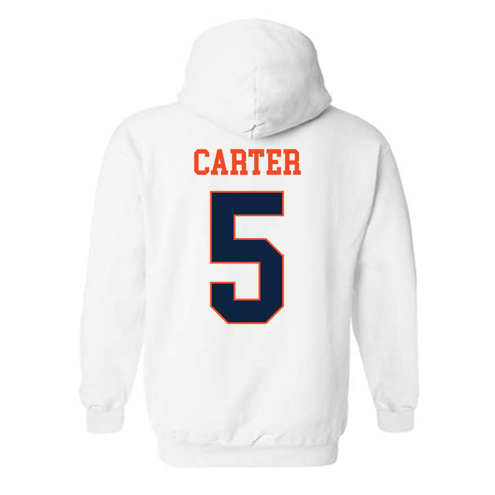 Auburn - NCAA Baseball : Bristol Carter - Generic Shersey Hooded Sweatshirt-1
