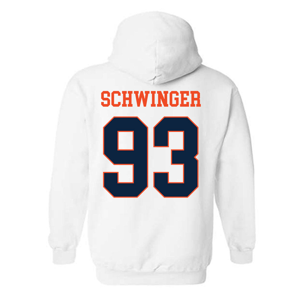 Auburn - NCAA Football : Charles Schwinger - Generic Shersey Hooded Sweatshirt-1