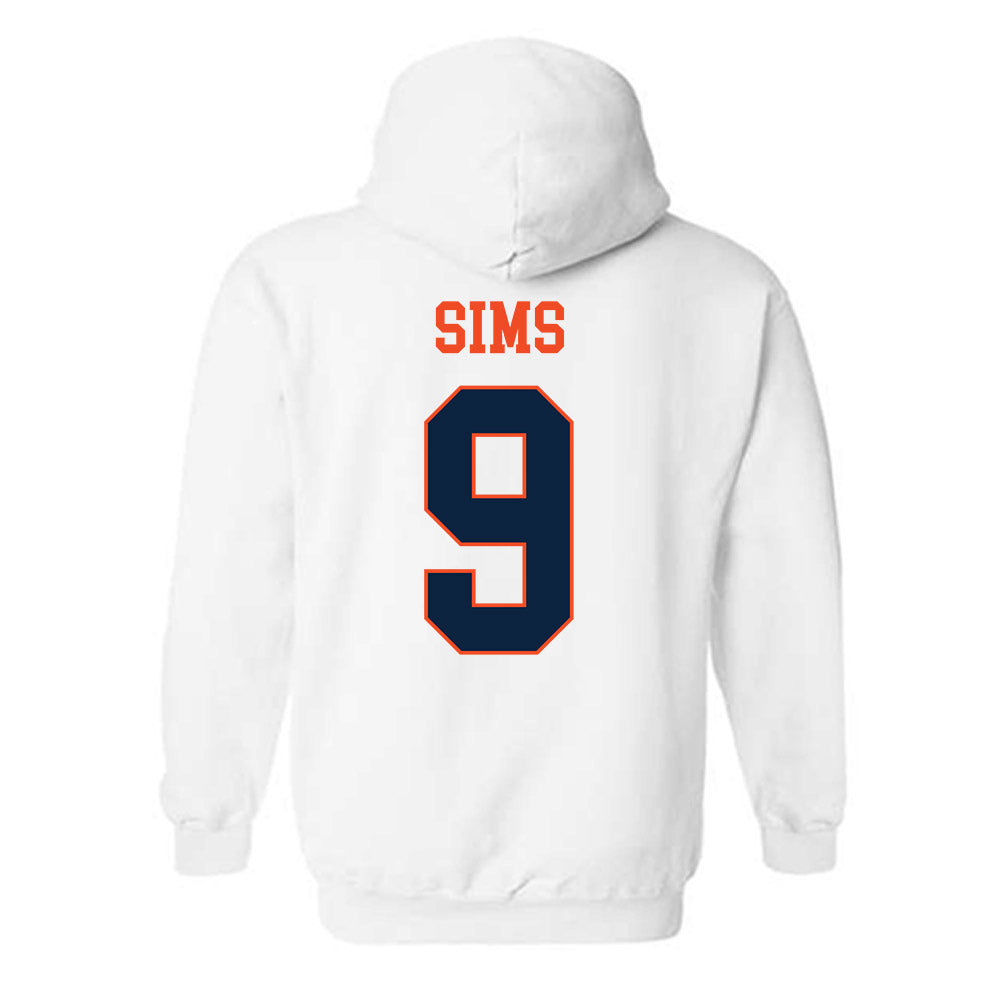 Auburn - NCAA Women's Volleyball : Symone Sims - Generic Shersey Hooded Sweatshirt-1