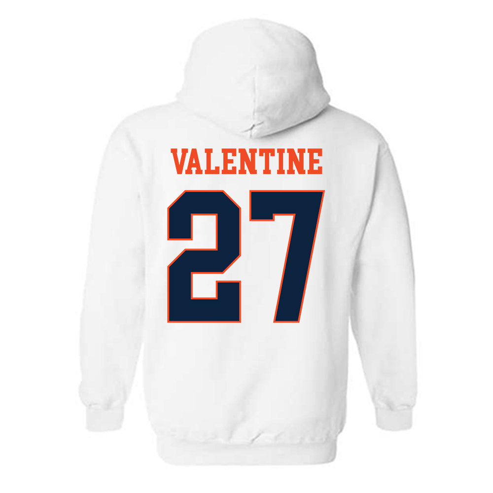 Auburn - NCAA Softball : Peyton Valentine - Generic Shersey Hooded Sweatshirt-1